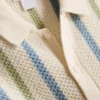 0–12 Monate | Set aus gestreiftem Strick-Polohemd und Shorts