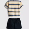 0–12 Monate | Strick-Set mit Shorts