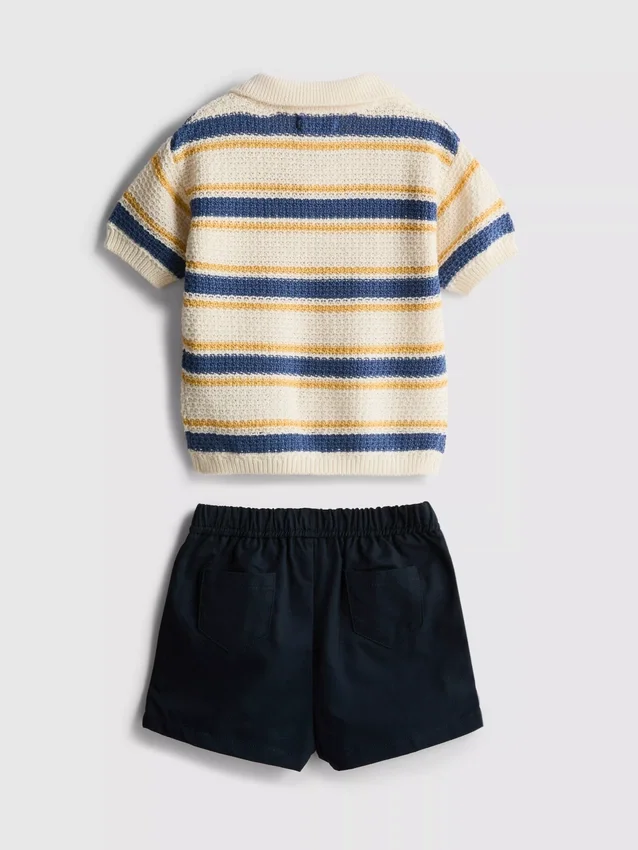 0–12 Monate | Strick-Set mit Shorts