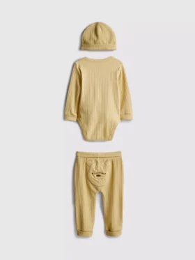 0–18 Monate | 3-teiliges «Disney’s Winnie the Pooh»-Set für Neugeborene mit Platz zum Wachsen für Bekleidung