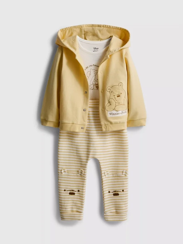 0–18 Monate | 3-teiliges Disney-Winnie-the-Pooh-Set für Neugeborene