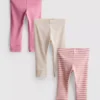 0–18 Monate | 3er-Pack Neugeborenen-Leggings