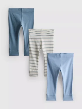 0–18 Monate | 3er-Pack Neugeborenen-Leggings
