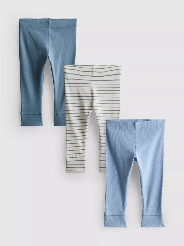 0–18 Monate | 3er-Pack Neugeborenen-Leggings