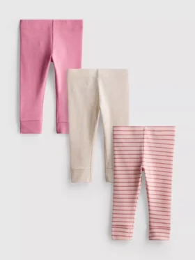 0–18 Monate | 3er-Pack Neugeborenen-Leggings