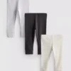 0–18 Monate | 3er-Pack Neugeborenen-Leggings