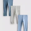 0–18 Monate | 3er-Pack Neugeborenen-Leggings