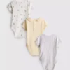 0–18 Monate | 3er-Pack «Room to Grow»-Kurzarm-Strampler für Neugeborene