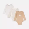 0–18 Monate | 3er-Pack «Room to Grow» Langarm-Bodys für Neugeborene