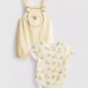 0–18 Monate | Disney-Set aus Body und Latzhose mit Winnie-Puuh-Motiv für Neugeborene