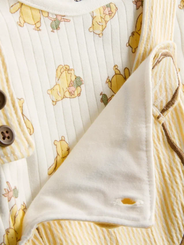 0–18 Monate | Disney-Set aus Body und Latzhose mit Winnie-Puuh-Motiv für Neugeborene