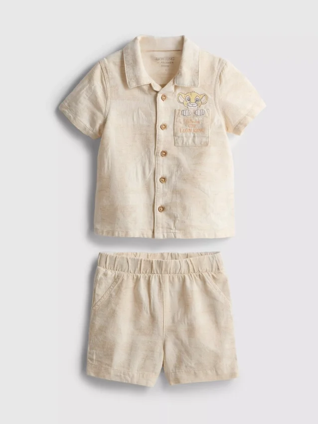 0–18 Monate | Disney-Set «Der König der Löwen» mit Hemd und Shorts für Neugeborene