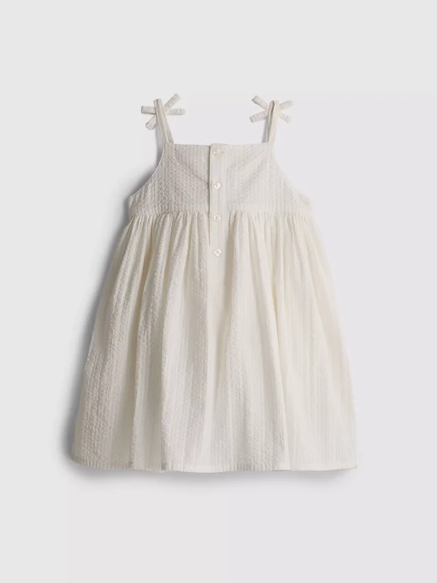 0–18 Monate | gehäkeltes Smock-Kleid für Neugeborene
