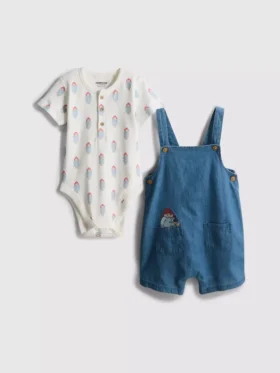 0–18 Monate | Paddington-Bär-Body und -Latzhose – Set für Neugeborene