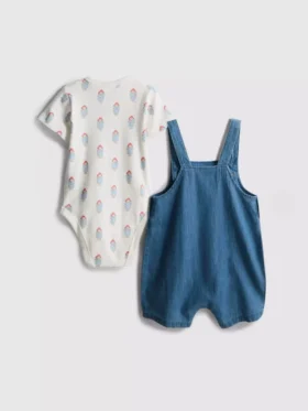 0–18 Monate | Paddington-Bär-Body und -Latzhose – Set für Neugeborene