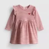 0–18 Monate | Rüschen-Smock-Kleid für Neugeborene