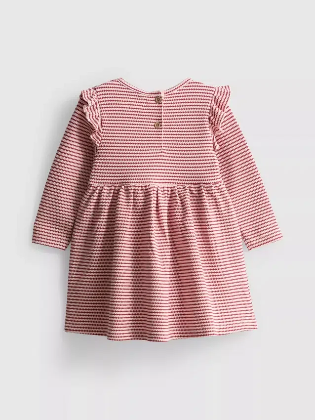 0–18 Monate | Rüschen-Smock-Kleid für Neugeborene