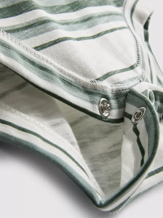 0–18 Monate | Set aus Langarm-Body und Latzhose mit Waffelstruktur für Neugeborene