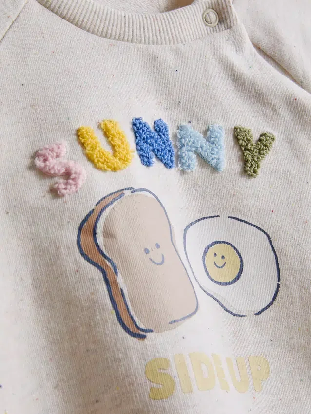 0–18 Monate | Set aus Sweatshirt und Jogginghose mit Bündchen für Neugeborene