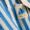 0–18 Monate | Set für Neugeborene mit gestreiftem Polohemd, Shorts und Mütze