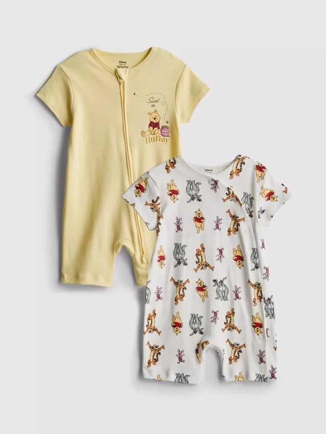 0–24 Monate | 2er-Pack Disney-Strampler mit Winnie-Puuh-Motiven