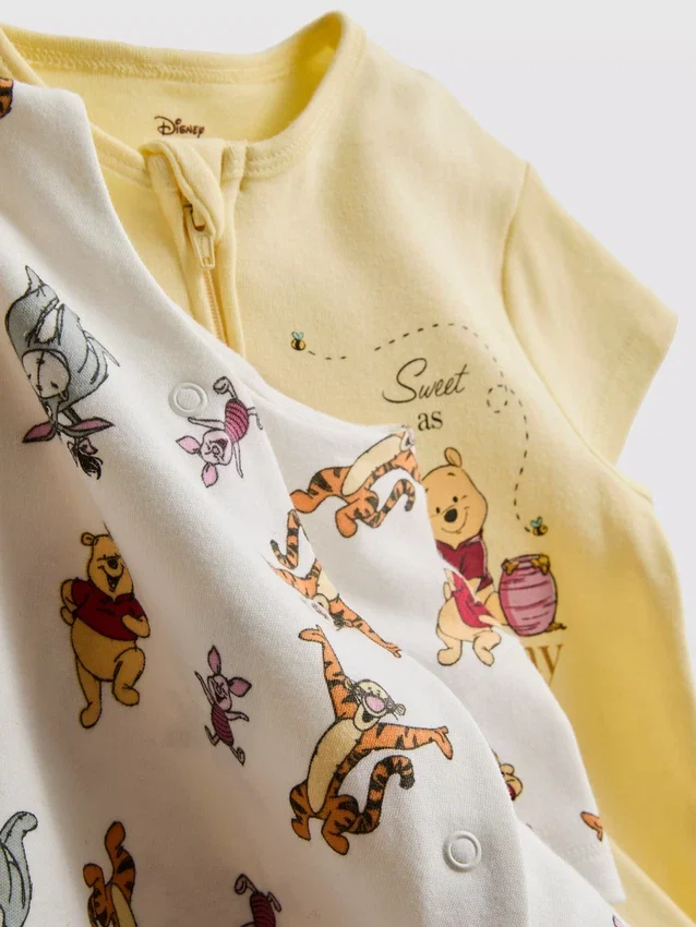 0–24 Monate | 2er-Pack Disney-Strampler mit Winnie-Puuh-Motiven