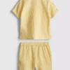 0–24 Monate | Set aus Cheesecloth-Hemd und Shorts