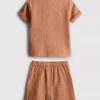 0–24 Monate | Set aus Cheesecloth-Hemd und Shorts