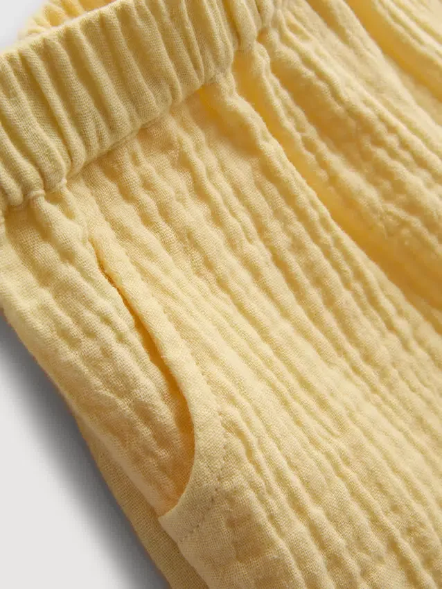 0–24 Monate | Set aus Cheesecloth-Hemd und Shorts