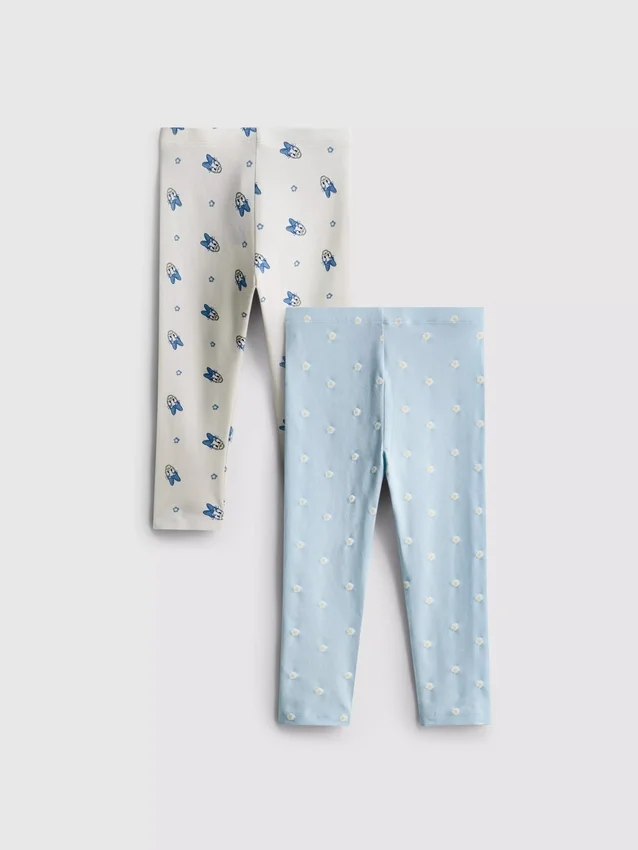 0–36 Monate | 2er-Pack Daisy-Duck-Leggings