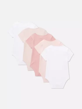 0–36 Monate | 5er-Pack kurzärmelige Bodys