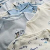 0–36 Monate | 7er-Pack kurzärmelige Bodys mit Disney-Mickey-Mouse-Motiv