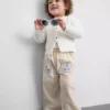 0–36 Monate | Hose mit geradem Bein und Blumenapplikation