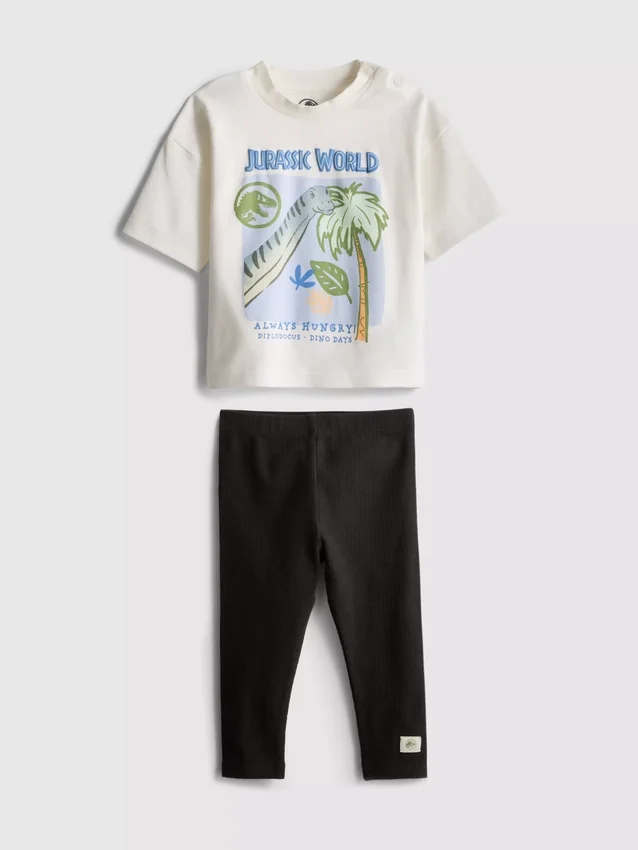 0–36 Monate | «Jurassic World»-Set aus Hemd und Leggings