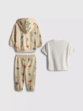 0–36 Monate | «Jurassic World»-Set aus T-Shirt, Hoodie und Jogginghose