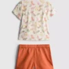 0–36 Monate | Set aus bedrucktem Hemd und Chino-Shorts