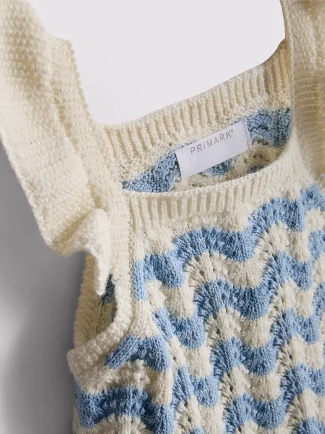 0–36 Monate | Set aus Strickoberteil und Shorts