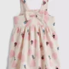 0–36 Monate | Strukturiertes Smock-Kleid mit Minnie Mouse und Daisy Duck von Disney