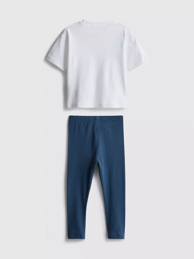 0–36 Monate | T-Shirt- und Leggings-Set mit Disneys Mickey Mouse und Freunden