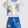 0–36 Monate | T-Shirt- und Shorts-Set mit Basketball-Motiv