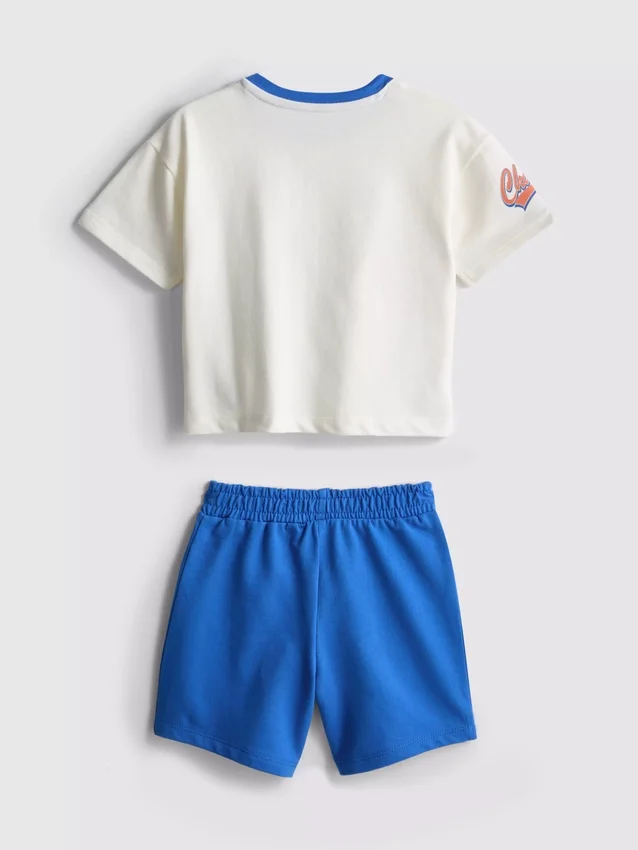 0–36 Monate | T-Shirt- und Shorts-Set mit Basketball-Motiv
