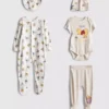 0–9 Monate | 5-teiliges Disney-Winnie-Puuh-Starter-Set für Neugeborene