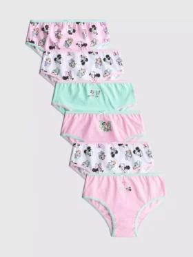 1,5–10 Jahre | 6er-Pack Disney-Minnie-Maus-Unterhosen