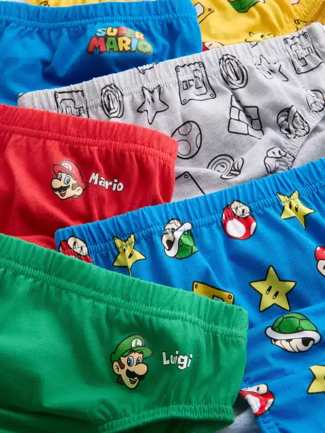 1,5–10 Jahre | 6er-Pack Super-Mario-Slips