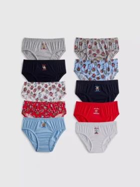 1,5–12 Jahre | 10er-Pack Unterhosen mit Lebensmittel-Motiven