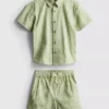 1,5–12 Jahre | Stacey-Solomon-Set aus Gingham-Hemd und Shorts