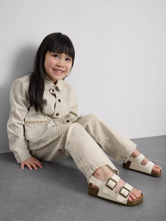 1,5–12 Jahre | The Edit Baumwoll-Jeans mit Nadelstreifen