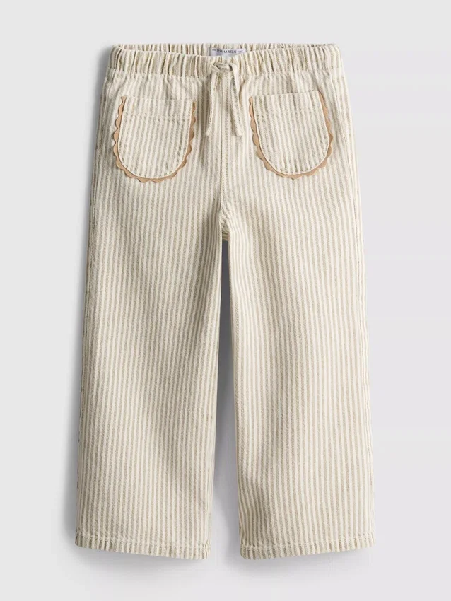 1,5–12 Jahre | The Edit Baumwoll-Jeans mit Nadelstreifen