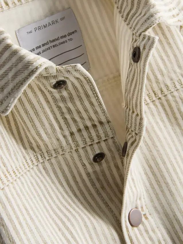 1,5–12 Jahre | The Edit Baumwoll-Shacket aus Nadelstreifen-Denim