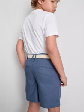 1,5–12 Jahre | «The Edit» Chino-Shorts aus Leinenmischung mit Gürtel